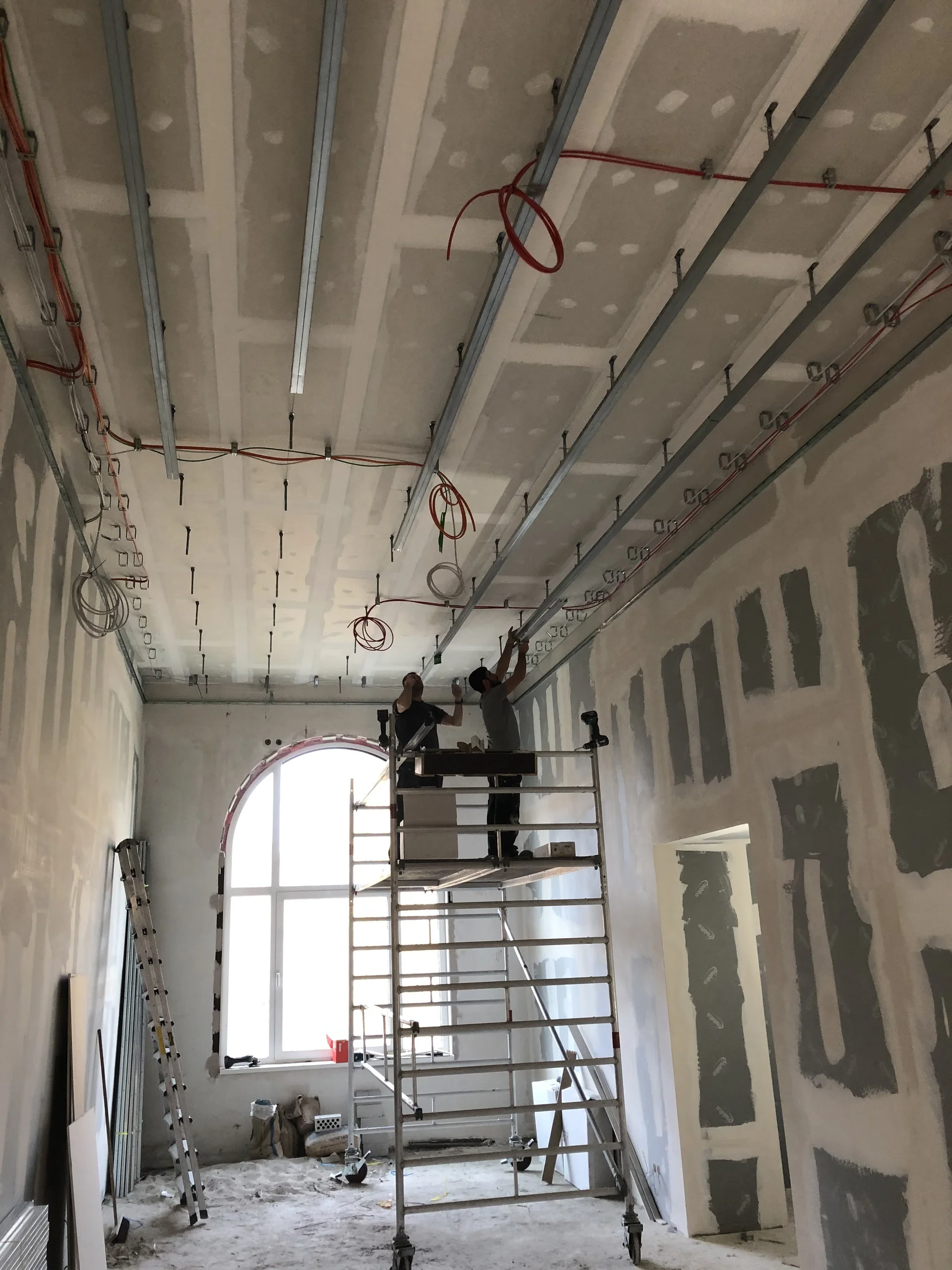 Brandschutzarbeiten im Projekt